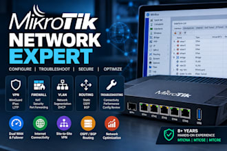 configure and troubleshoot your mikrotik router and network