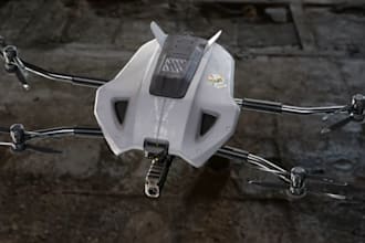 compact millitary drone,3d tricopter uav,cad fpv airframe,vcopter falcon for diy