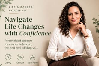 offer executive life design and life transition coaching