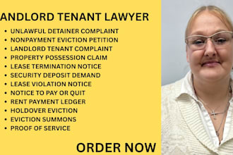 be your landlord tenant lawyer for lease termination and property possession