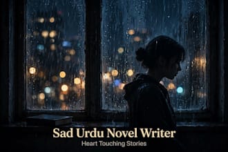 write a romantic emotional urdu novel and story