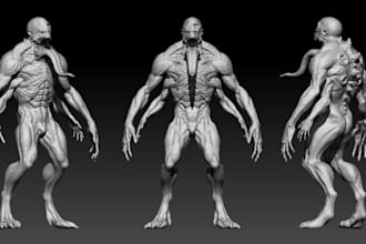 create realistic digital clay sculpts for resin printing and collectibles