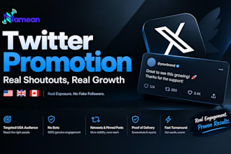 do twitter shoutout to promote your link to a USA audience