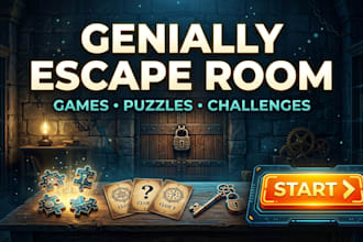 create an interactive genially escape room, game or virtual experience