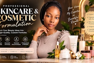 be your formulation chemist for skincare and cosmetics