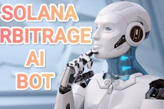 develop crypto arbitrage bot, volume bot, dex arbitrage bot on sol, and eth