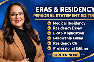 expertly edit your eras personal statement and residency essay