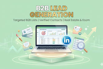 do b2b lead generation and email list building for real estate and ecommerce