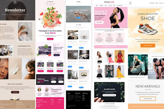 design editable mailchimp newsletter, email newsletter design, email template