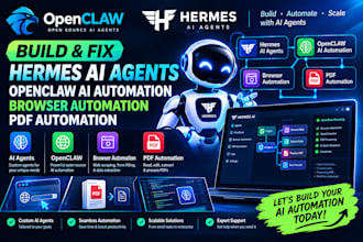 fix hermes ai agents openclaw ai automation browser automation PDF automation