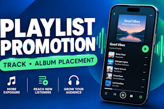 promote your track or album on a spotify playlist