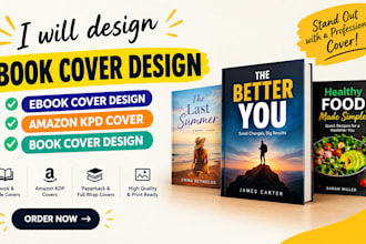 design book cover design ebook cover design amazon kpd cover book cover design