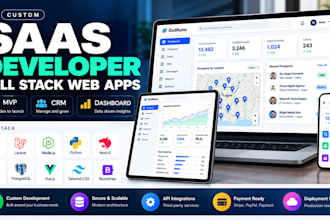 be your saas developer and full stack web developer