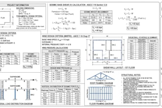 prepare california cbc seismic and wind design criteria for your plans