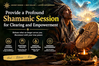 provide a profound shamanic session for clearing and empower