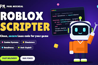 script your roblox game, systems and mechanics in lua
