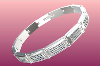 create professional bracelet cad models for manufacturing