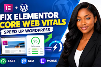fix elementor core web vitals speed up wordpress website fix website speed