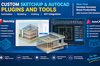 build custom cad software, plugins and modeling solutions