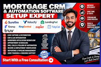surefire velocify lendingpad finmo ringcentral zapier tidycal truv mortgage crm