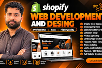 build a shopify store or shopify dropshipping store
