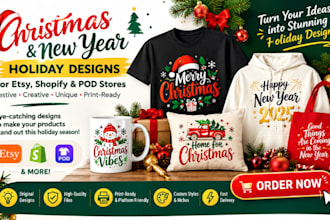 design shopify festive store, halloween and christmas store for european market