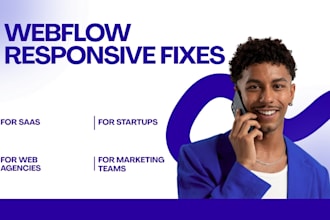 fix webflow responsive mobile tablet layout issues for web agencies and designer