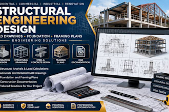 create structural drawings solutions foundation design cad documentation