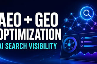 optimize your brand for aeo, GEO, and llm search visibility