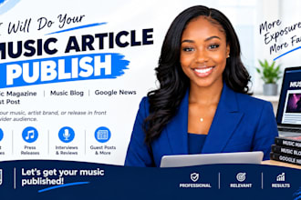 do your music article publishing music magazine music blog google news guest kdp