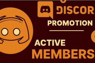 promote and grow your discord server advertising to boost real targeted member