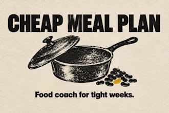 food coach cheap meal plan budget meal prep for student meals grocery list