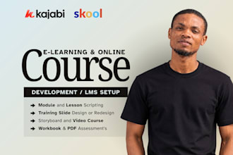 create course, instructional design, slide for online course