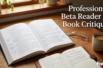 ser tu lector beta de tu libro o manuscrito