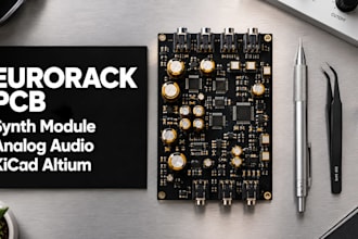 design eurorack synthesizer synth module analog audio pcb