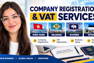 register company registration and vat in hong kong, delaware, wyoming, estonia
