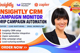 integrate setup insightly crm campaign monitor zapier drip campaign automation