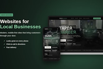 build a modern website for your local business