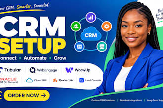 setup turbular webengage woowup oracle crm on demand cloud erp flexie crm lead
