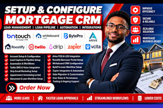 bntouch whiteboard crm bytepro arive roostify twilio drip zapier vcita mortgage