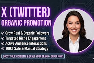 grow twitter x followers with organic x marketing and promotions