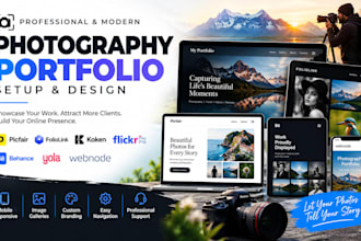 do picfair foliolink koken flickr pro  behance yola webnode photography website