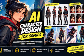 create consistent ai characters for comics