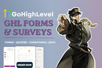 setup gohighlevel quiz ghl forms ghl survey ghl sales funnel ghl website