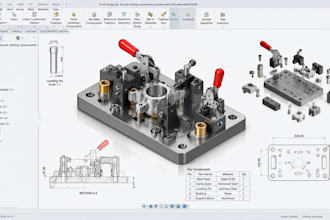 design jigs, fixtures, tooling components and parametric cad assemblies