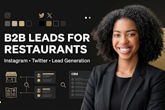 do b2b lead generation for restaurant owners with verified phone and email