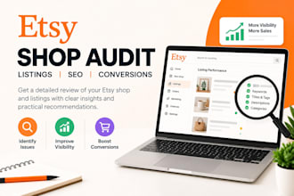 audit and optimize your etsy listings for SEO and conversions