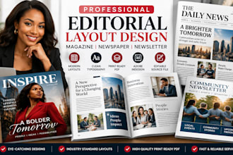 design newspaper and editorial page layout in indesign