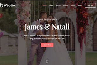 design wedding officiant website marriage celebrant wedding elopement website