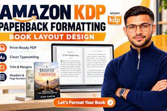 format amazon KDP paperback formating, amazon KDP book layout design